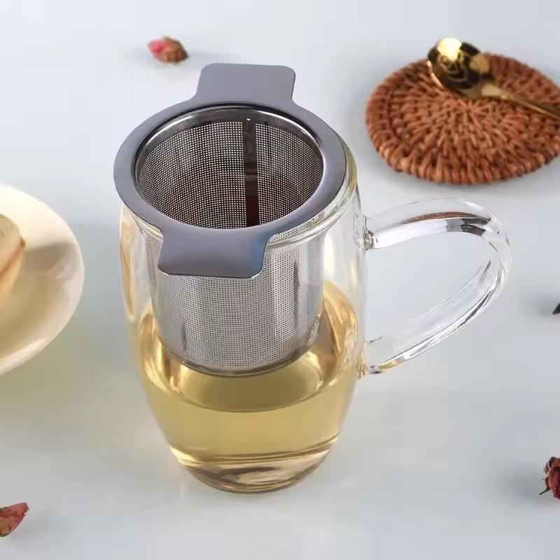 Stainless Steel Tea Infuser – Reusable Mesh Strainer Filter for Loose Leaf Tea & Cups