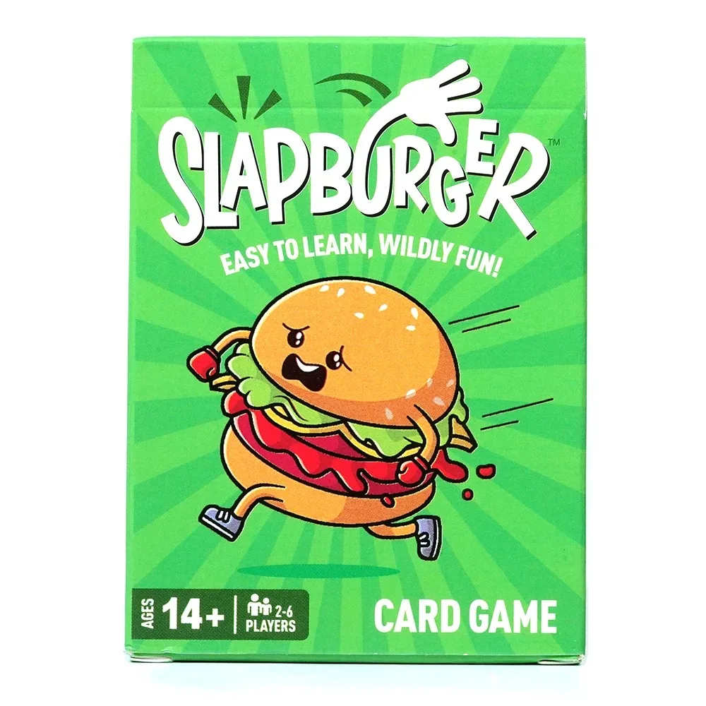 Slapburger Card Game – Fast-Paced Family Game Night Fun for 2–6 Players, Party & Gift Game