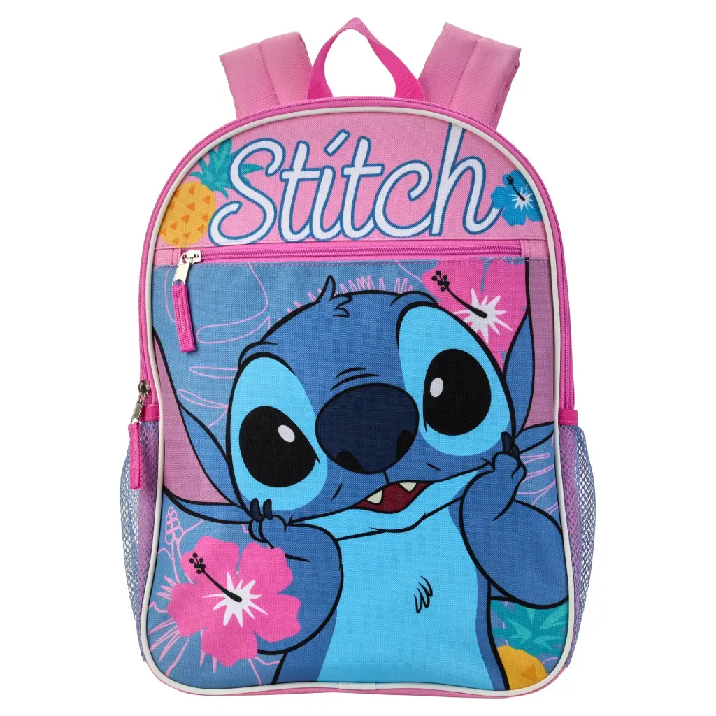 Disney Lilo & Stitch 16" Kids Backpack, Blue 