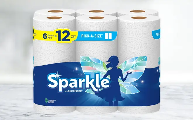 🧻 Sparkle Paper Towels 6-Pack – Only $7.52 Shipped