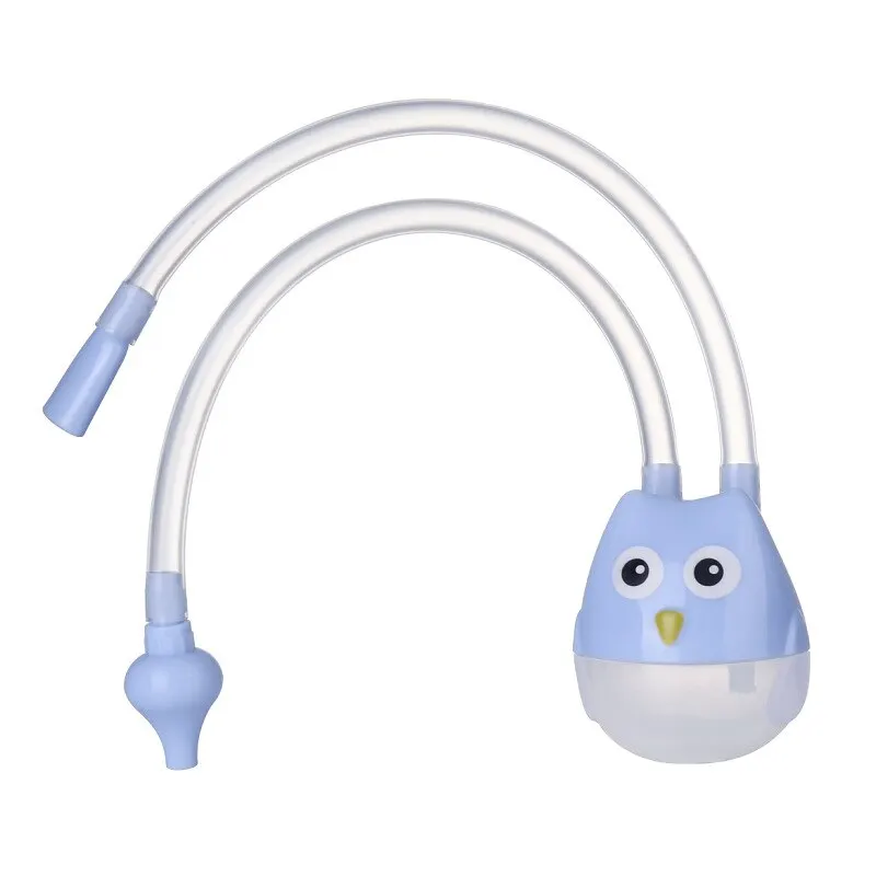 Baby Nasal Aspirator Mouth Suction – Silicone Infant Nose Cleaner with Anti-Reflux Booger Suction Pipe