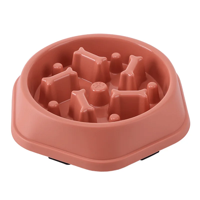 Pet Slow Feeder Bowl – Anti-Choking, Non-Slip, Healthy Eating for Cats & Dogs 