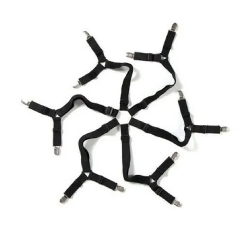 Adjustable Bed Sheet Holder – 12 Clips Non-Slip Elastic Mattress Fasteners 