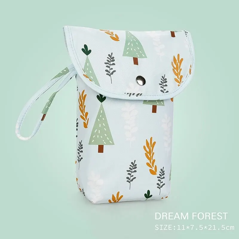 Baby Diaper Bag Waterproof Wet Dry Pack Mummy Storage Pouch Nappy Organizer Insert Tote Purse Travel Stroller Carry Bag