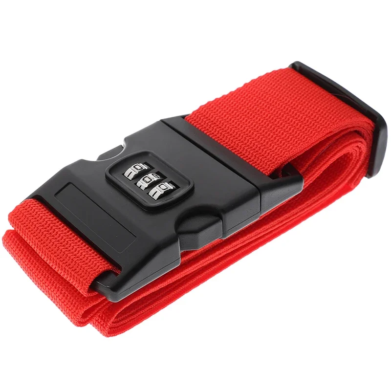 1PC Travel Luggage Strap Adjustable Password Lock Packing Belt Baggage Secure Lock Anti-theft Luggage Suitcase Buckle Strap