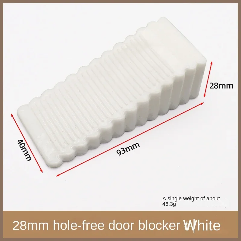 Safety Silicone Door Stop Block Wedge  Stop Door Stopper Home Offices Door Rear Retainer Impact Stopper Rubber Stops No Drill