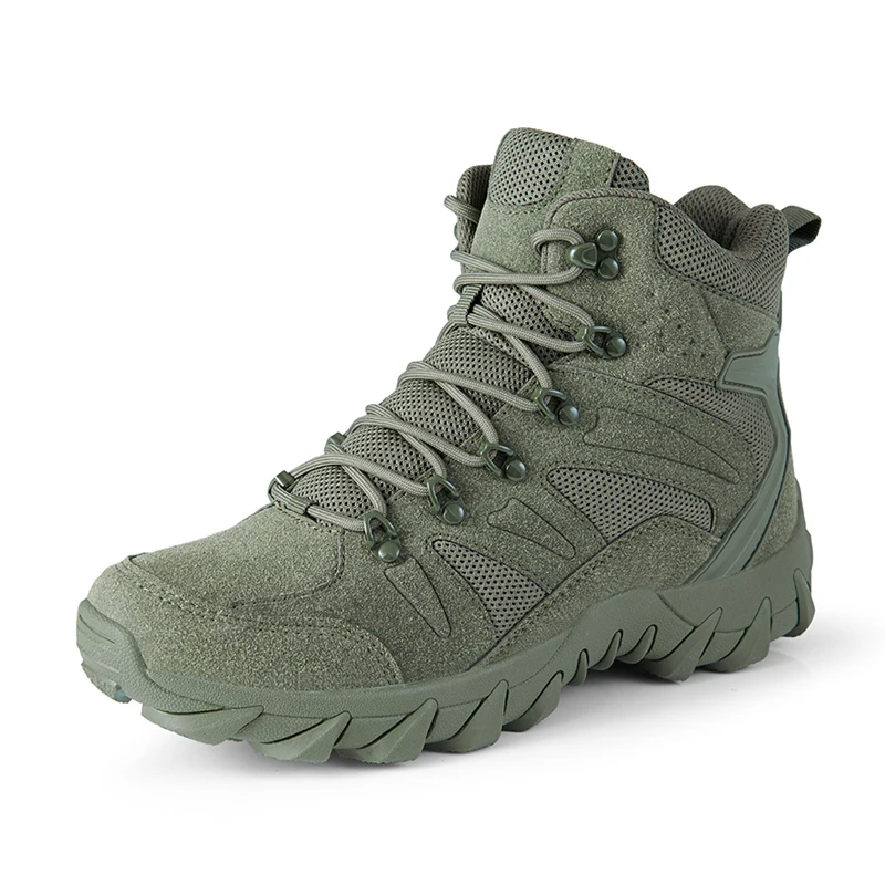 Upgraded Tactical Combat Training Boots – Durable Outdoor Hiking, Camping & Hunting Shoes for Men