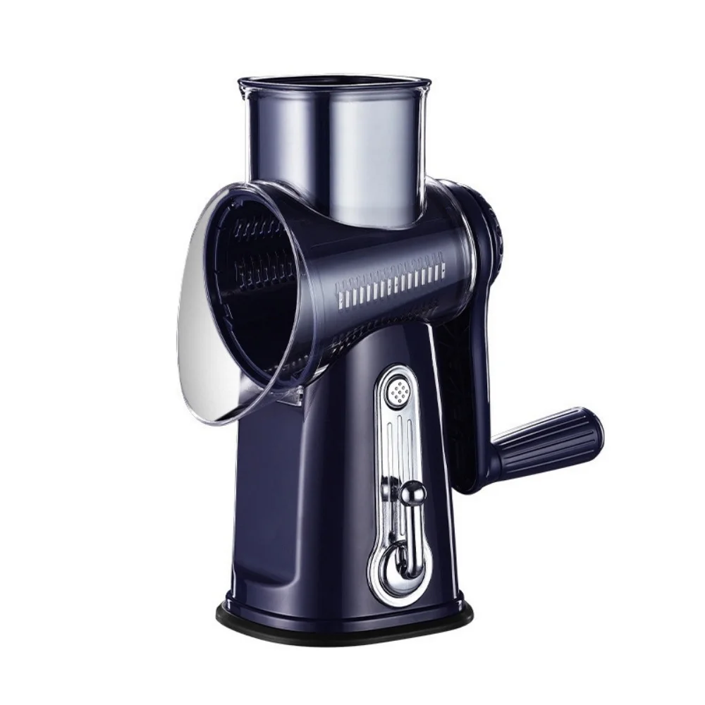 5-in-1 Rotary Vegetable Slicer & Cheese Grater – Hand Crank