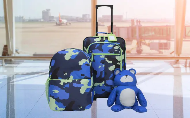 Kids 4-Piece Luggage Set $21.73 (Reg $28.54)