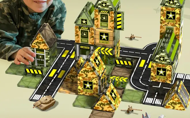 40-Piece Military Magnetic Tiles Set $11 Shipped at Amazon