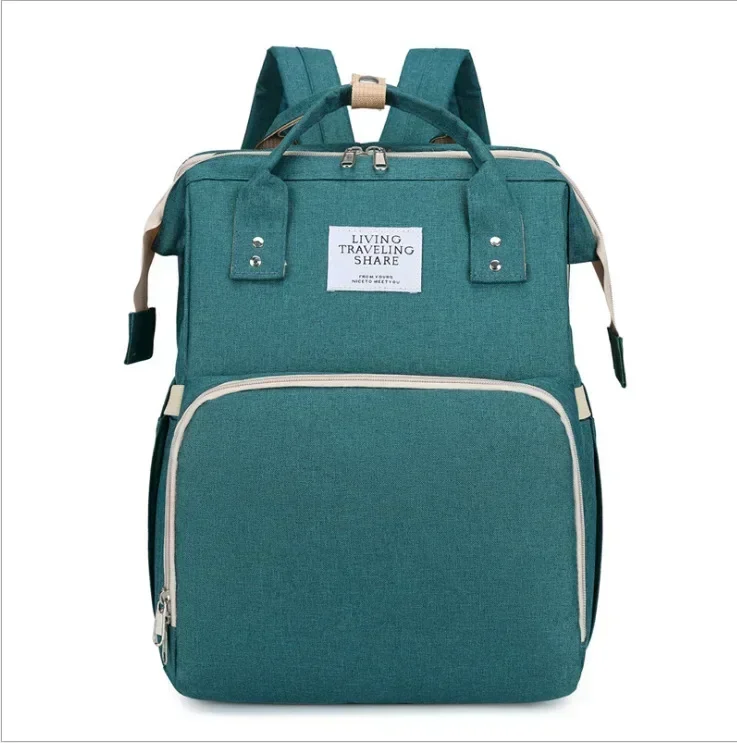 Mommy Diaper Bags Baby Bed Mother Large Capacity Nappy Milk Bottle Backpacks with Changing Mat Convenient Baby Nursing Bags