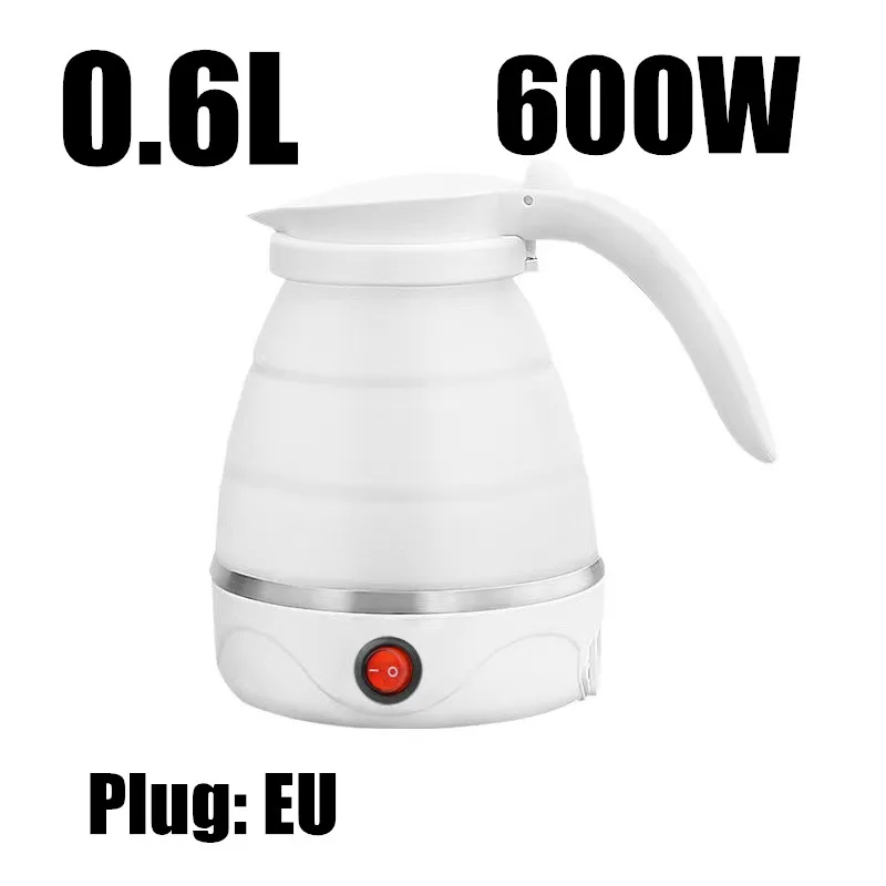 600ML Foldable And Portable Teapot Water Heater Household Travel Electric Water Kettle Kitchen Appliances Water Boiling Pot