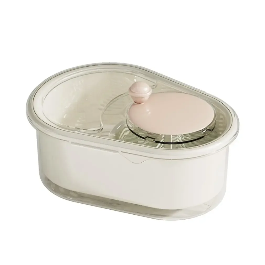 Household Vegetable Fruits Cleaner Sets Manual Water Salad Spinner Fruit Drain Basket Dryer Hand Crank Kitchen Household Gadget