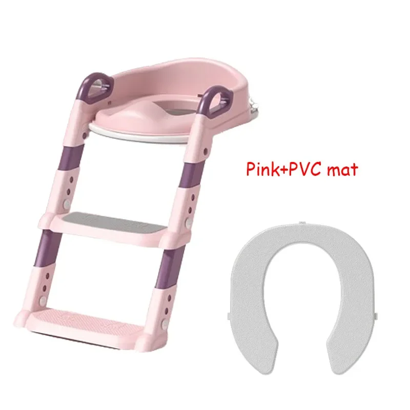 New Children's Toilet Stepped Baby Boys and Girls Toilet Training Foldable Foot Stool Toilet Seat Ring Stepped Assisted Tool
