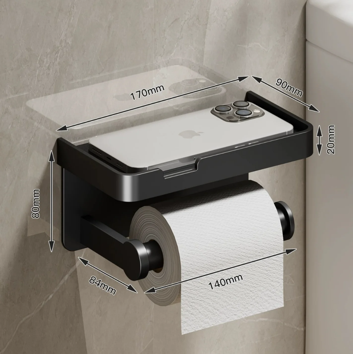 2 styles Toilet tissue box wall mounted toilet tissue holder bathroom waterproof toilet paper box toilet roll holder