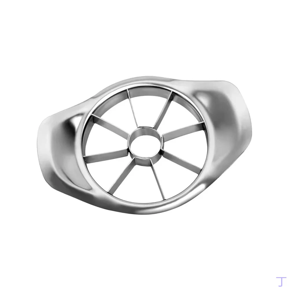 Stainless Steel Apple Cutter – Easy-Grip Fruit & Vegetable Slicer