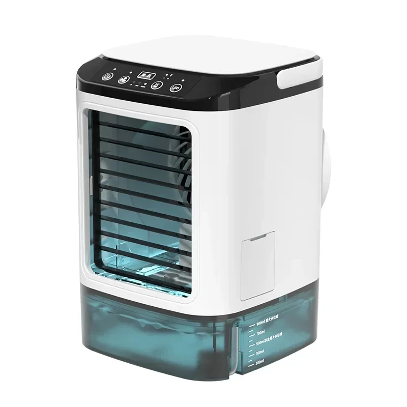 Portable Air Cooler Fan – Dual Spray Ultrasonic Desktop AC with 3 Speeds & Night Light
