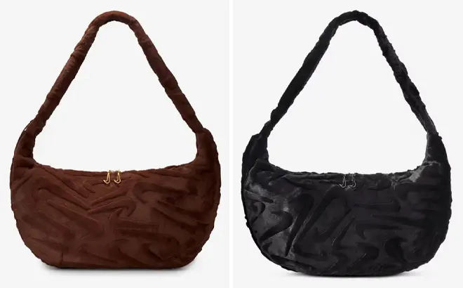 Nike Faux Fur Slouchy Bag