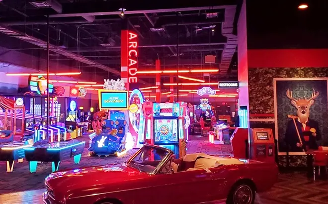 Bowlero Arcade Game Card