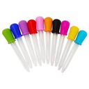 10-Pack 5ml Silicone Pipette Droppers – Plastic Liquid Droppers for Lab, School & Medicine Use
