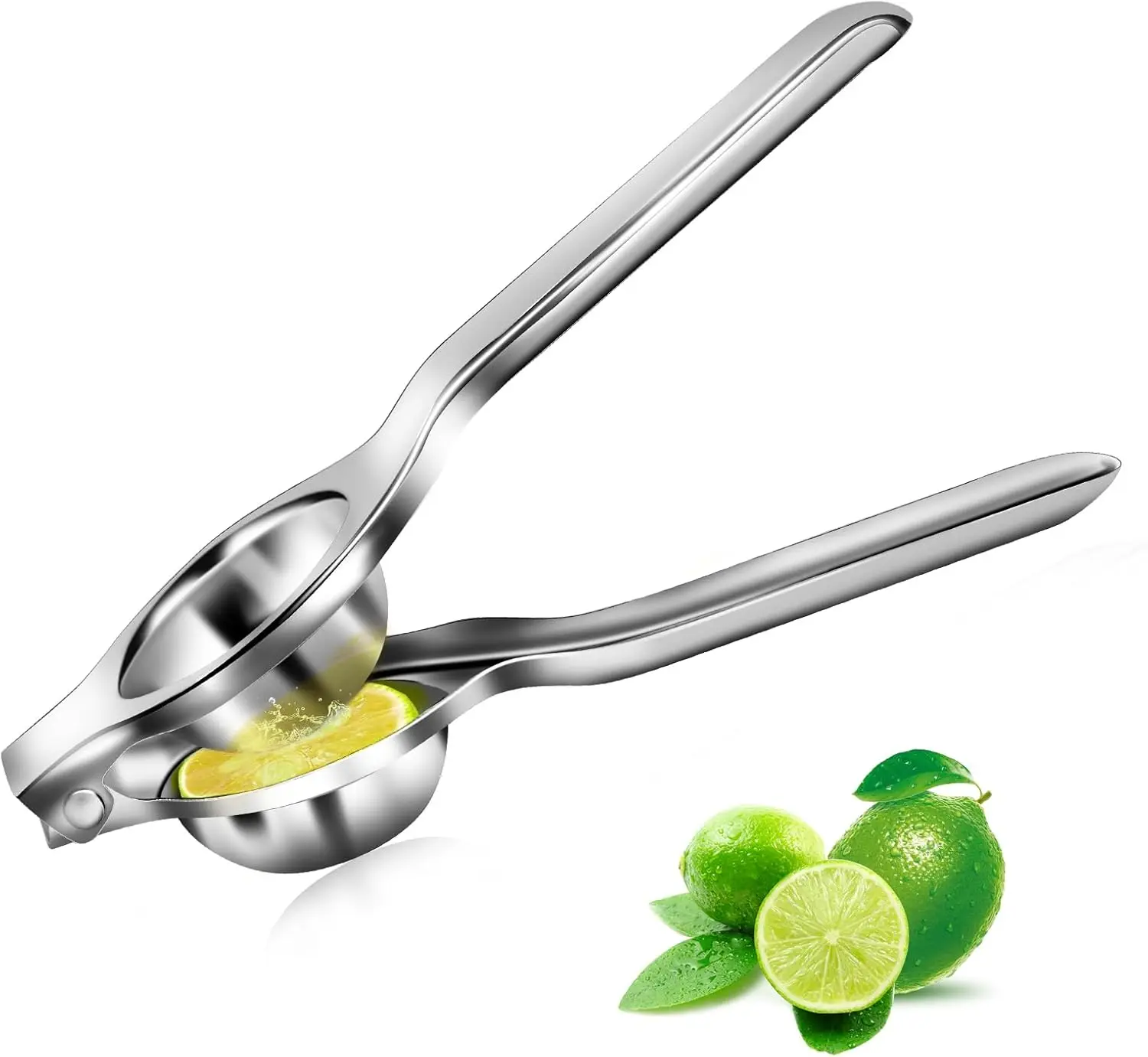 Stainless Steel Lemon Squeezer – Manual Citrus Press for Lemons & Oranges