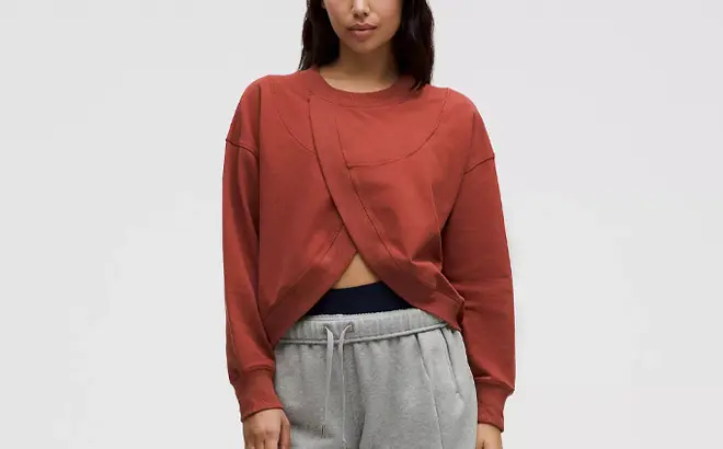 Lululemon Front-Overlap Pullover