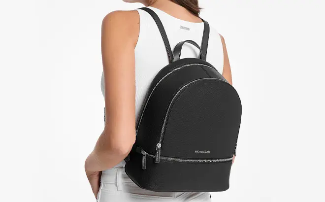 Michael Kors Pebbled Leather Backpack
