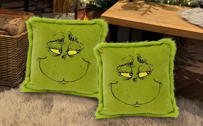 Grinch Throw Pillow 2-Pack