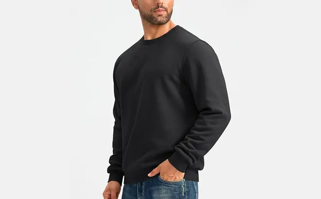 Sherpa Lined Sweatshirt