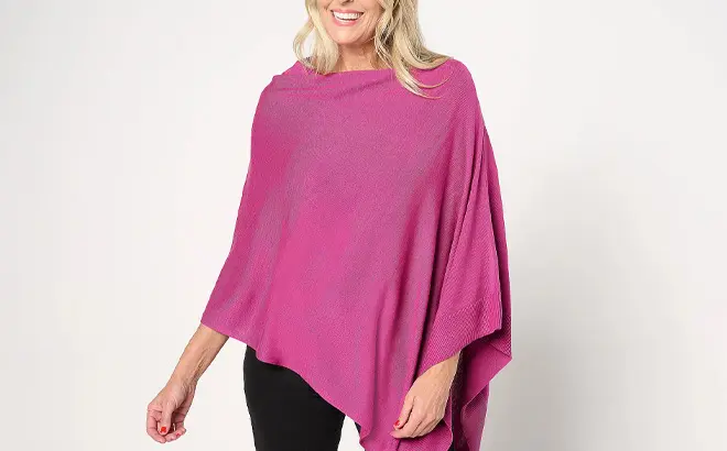 Women’s Cowl Neck Poncho
