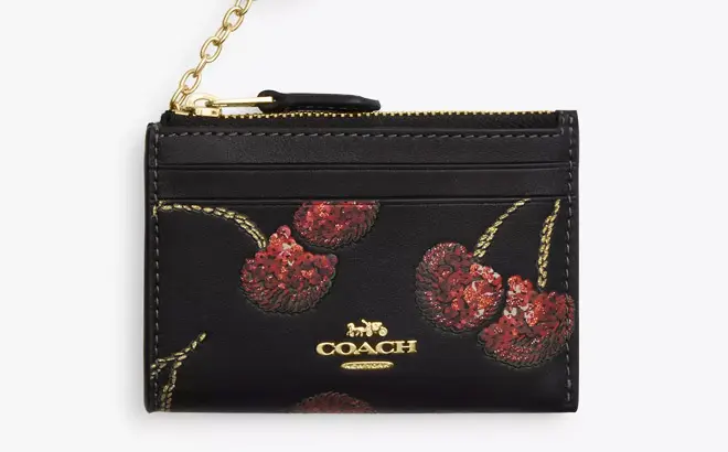 Coach Cherry Print ID Case