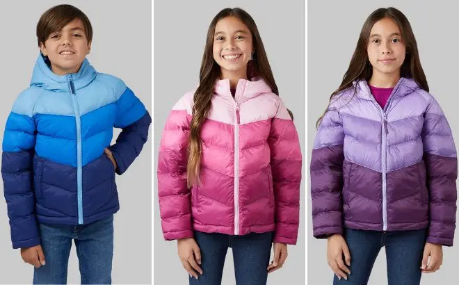 32 Degrees Kids Puffer Jackets