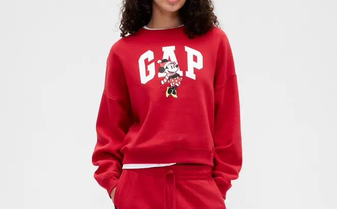 GAP Factory Women’s Minnie Mouse Sweatshirt