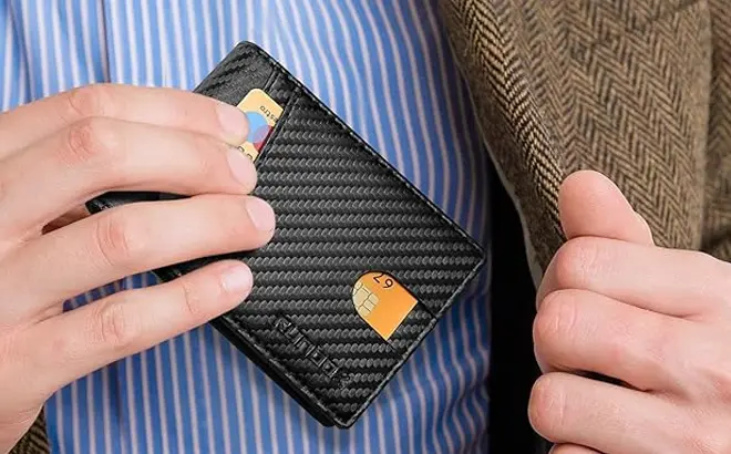 Slim Leather Clip Wallet