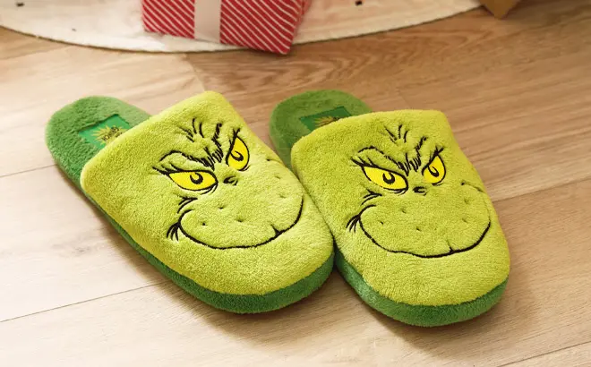 Grinch Slippers with Sound
