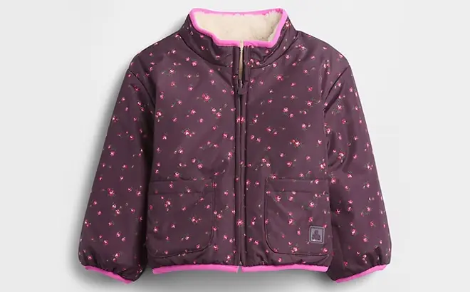 GAP Toddler Sherpa Reversible Jacket