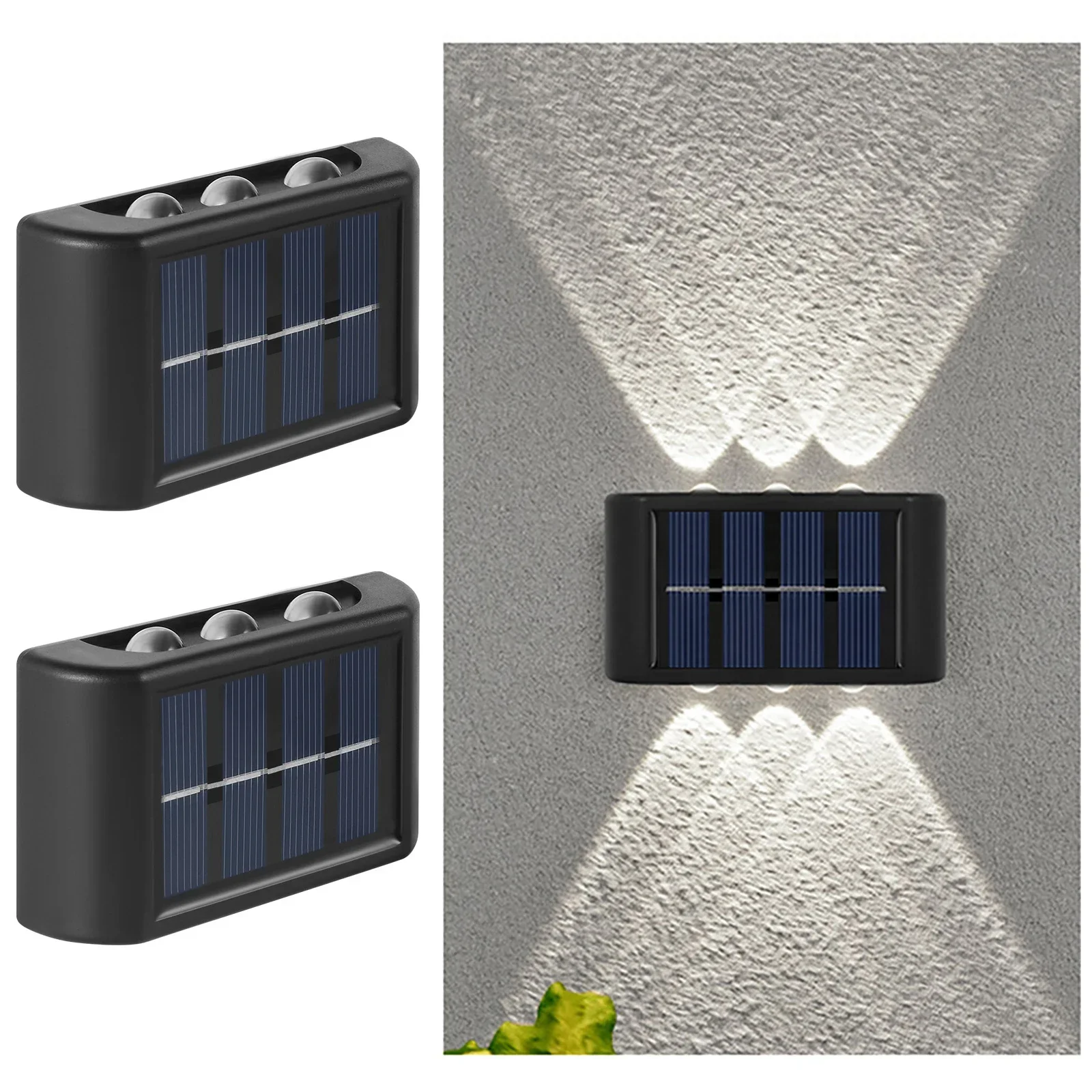 Solar LED Light, Outdoor Waterproof Wall Lamp
