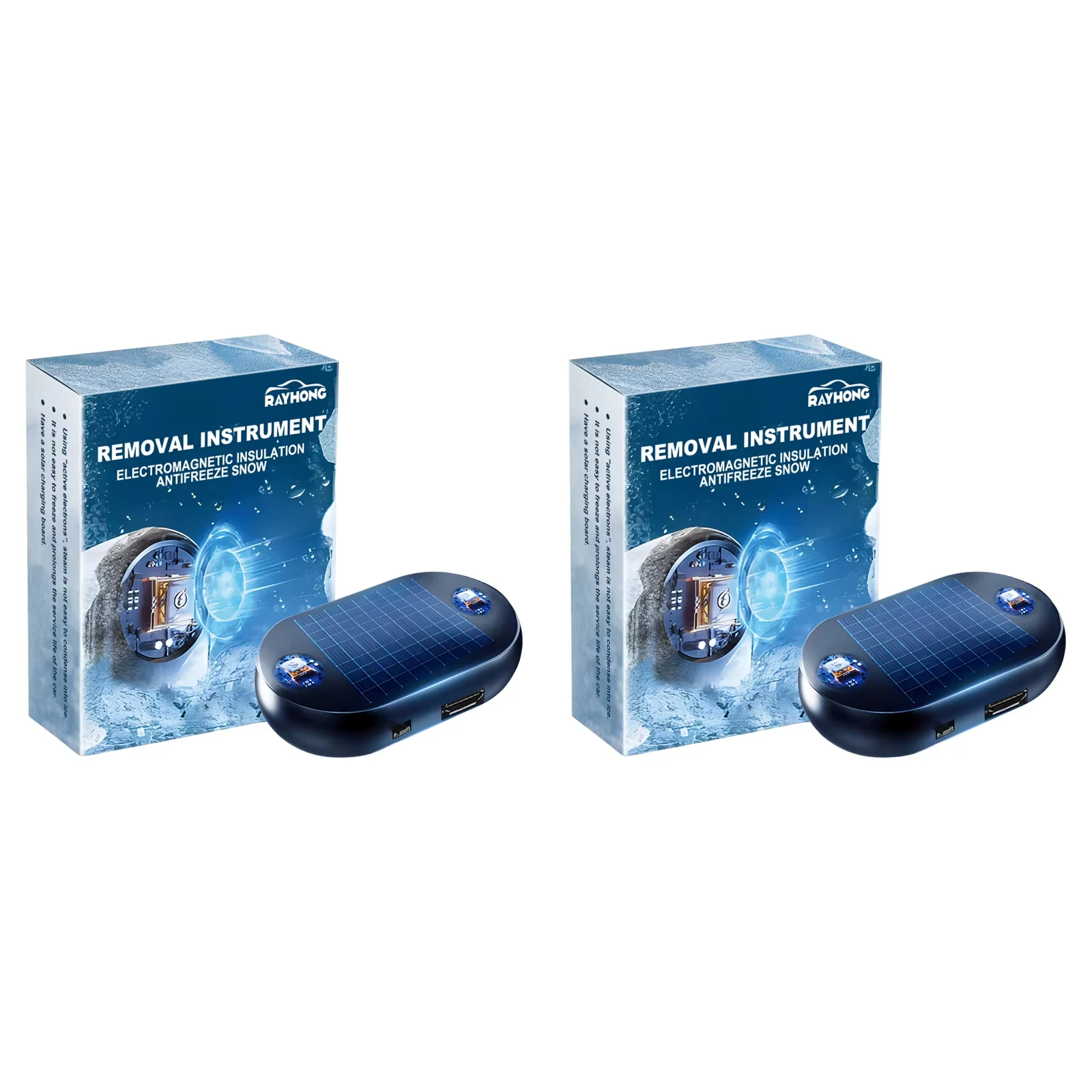 Car Solar Windshield Deicer & Defogger – Antifreeze Snow Removal Device