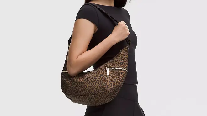 Lululemon Leopard Sling Bag