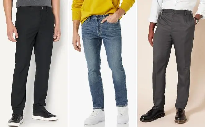 Men’s Slim-Fit Jeans & Pants