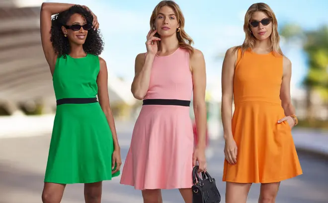 New York & Company Women’s Flare Dress