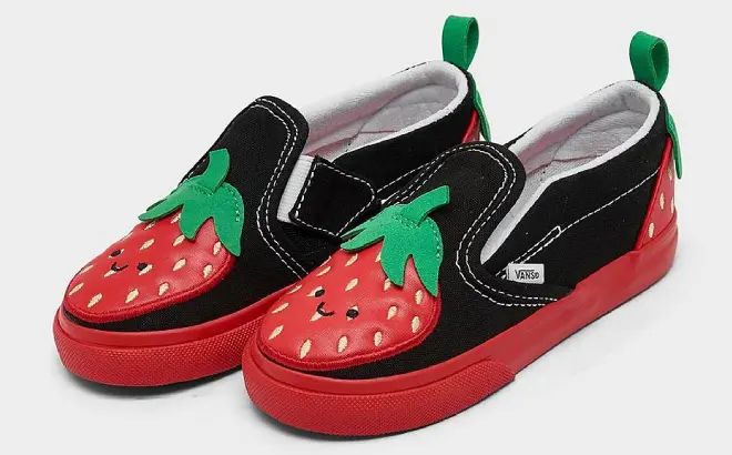 VANS Toddler Classic Slip-On Strawberry Shoes 