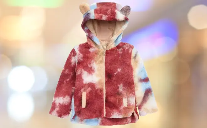 Kids’ Faux Shearling Hooded Jacket