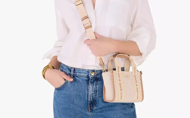 Kate Spade Canvas Mini Tote Bag 