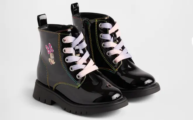GAP Disney Minnie Mouse Lace-Up Boots 