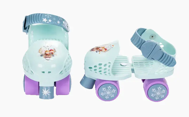 Frozen Kids’ Adjustable Roller Skates with Pad Set 