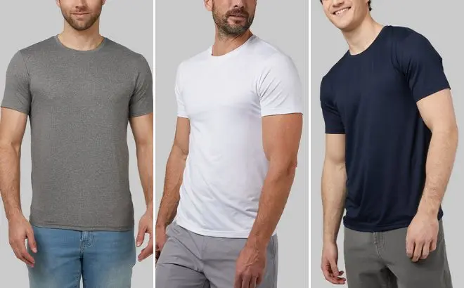 32 Degrees Men’s Classic Crew T-Shirt 4-Pack 