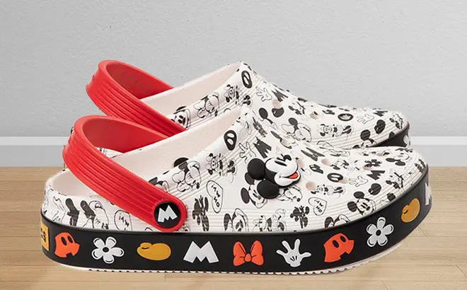 Disney Mickey & Minnie Crocs Clogs 