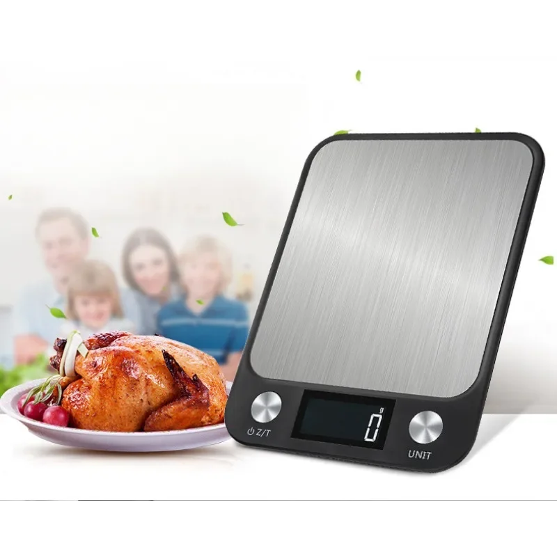 Digital Stainless Steel Kitchen Table Scale 5kg/10kg 