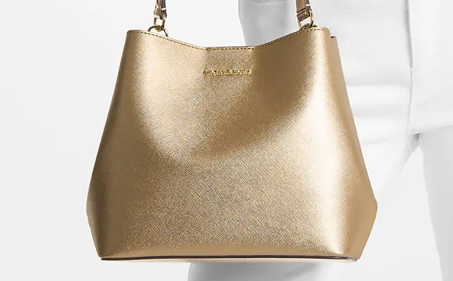 Michael Kors Metallic Shoulder Bag 